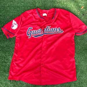 Cleveland Guardians Red Baseball Jersey - Mens XL - Shane Bieber